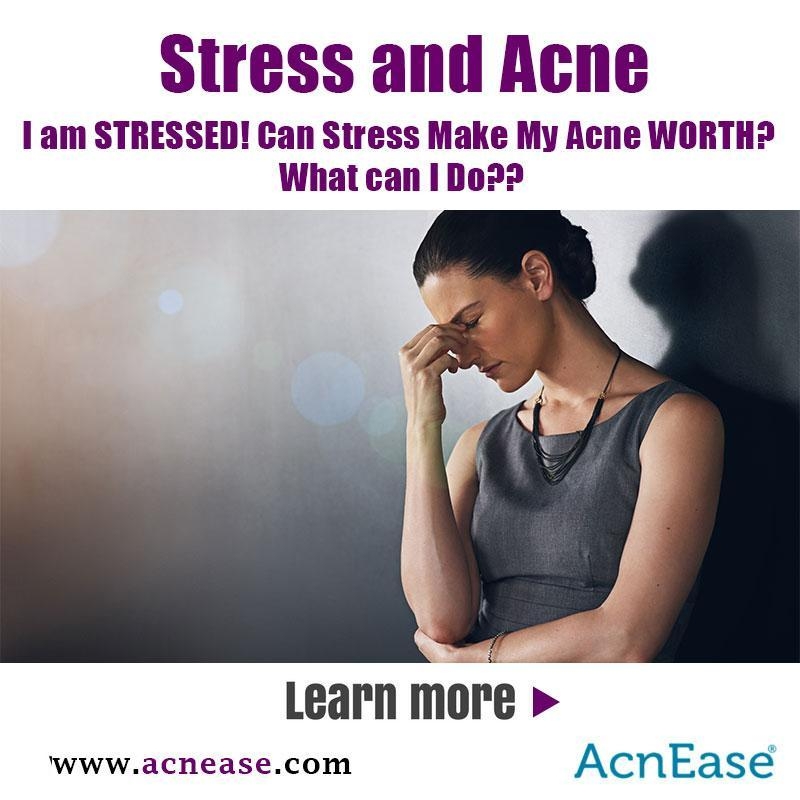 Stress acne pictures