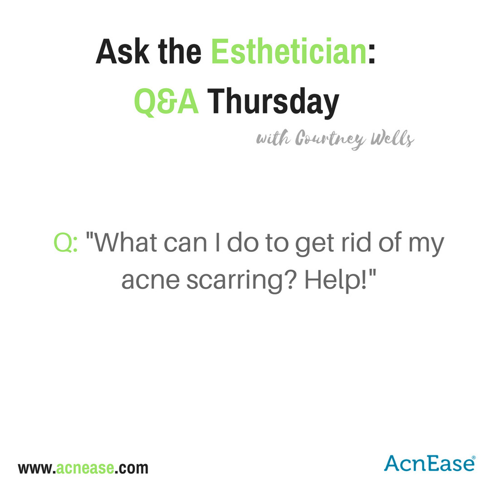 Q: What are the best ways to deal with acne scarring?