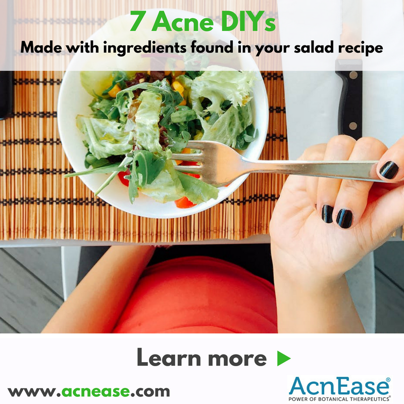 7 Acne DIYs made with ingredients found in your salad recipe